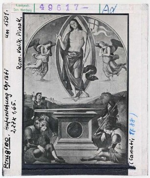 Pietro Perugino: Auferstehung Christi. Rom, Vatikanische Pinakothek