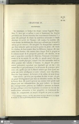 Chapitre IV. Statistique