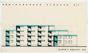Wohn- und Geschäftshaus Königsberger Straße 6-7, Berlin-Lichterfelde: Ansicht 1:100