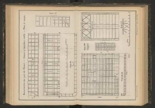 Reconstruction des quais de l'Escaut. - Caisson et batardeau mobile. Plans et coupes.
