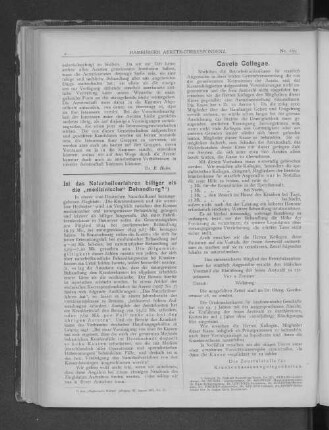Ist das Naturheilverfahren billiger als die "medizinische" Behandlung?