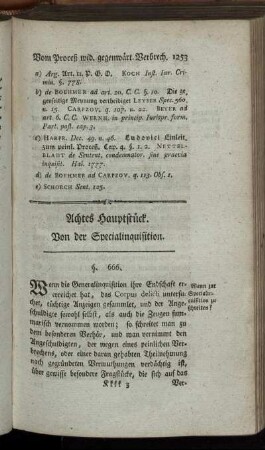 Achtes Hauptstück. - Zehntes Hauptstück.