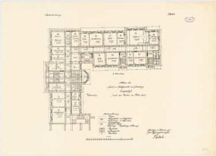Land- und Amtsgericht, Duisburg Altbau: Grundriss EG 1:100
