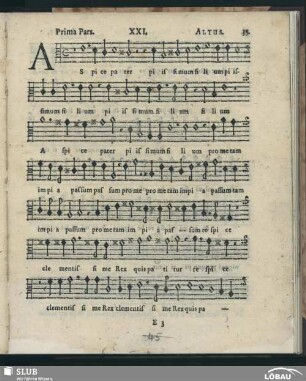 XXI. Aspice pater; SWV 73