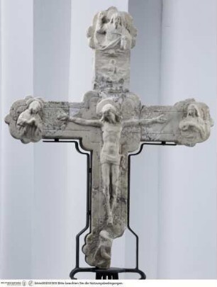 Doppelseitiges Kruzifix, Kreuzigung Christi