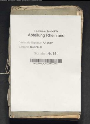 Verhandlungen mit der Ballei Koblenz wegen der Zollfreiheit des Deutschen Ordens