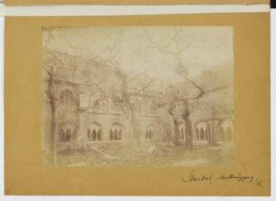 Dom, Stendal: Ansicht Kreuzgang (aus: Skizzen- und Fotoalbum 28)
