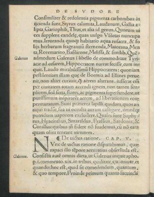 De victus ratione. Cap. V.