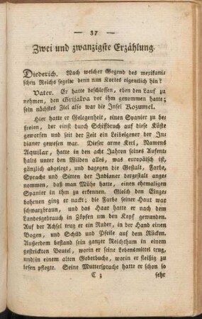 Zwei und zwanzigste Erzählung