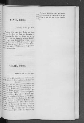 CCXVII. Sitzung.