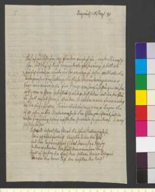 Brief von Schuckmann, Kaspar Friedrich von an Goethe, Johann Wolfgang von