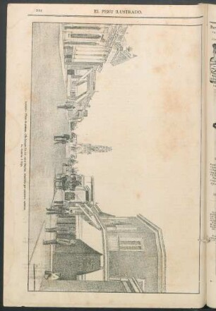 [Vista de] Iquique - Plaza de armas. : (De fotografía del señor Rayley, remitida por nuestros agentes, M. Gamón e hijo.)