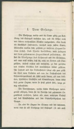 Vom Gesange