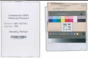 Entnazifizierung Richard Neveling , geb. 05.08.1921 ()