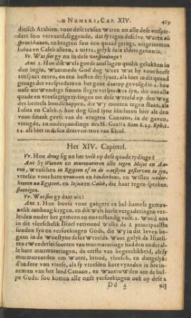 Het XIV. Capittel