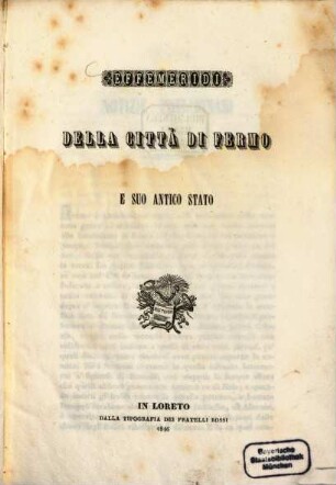 Effemeridi della città di Fermo e suo antico stato