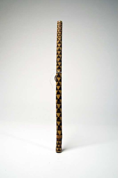 open longitudinal flute with finger holes