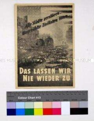 Propagandaschrift der Nationalen Front (?) gegen die Deutschland-Politik der USA