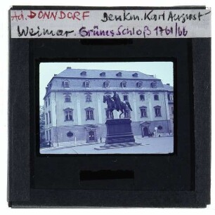 Weimar, Donndorf, Karl-August-Denkmal
