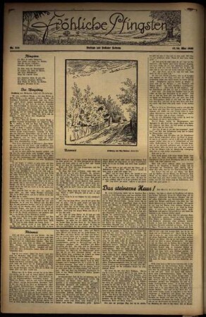 Dritte Ausgabe vom Sonntag, den 16. Mai 1937.