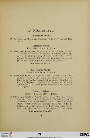 B. Miniaturen (Nr. 67-96)