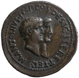 Münze, Cistophor, 39 v. Chr.