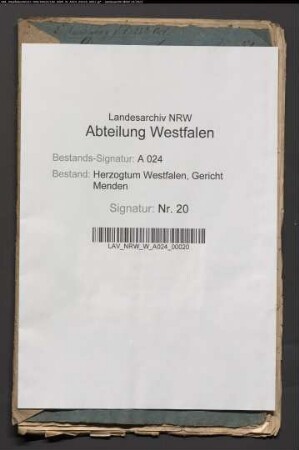 Marianna geb. von Berswordt, Wwe von Dücker, Scheidingen