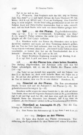 211-213. Zitrijara an den Pharao
