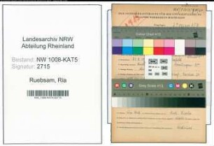 Entnazifizierung Ria Ruebsam , geb. 21.03.1901 (Lehrerin)
