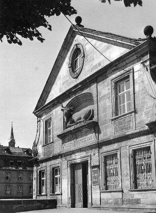 Bamberg. Altes Schlachthaus (1742). Straßenansicht