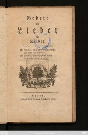 Gebete und Lieder für Kinder
