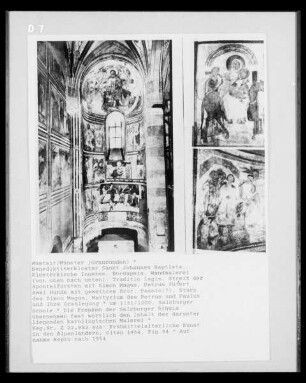 Karolingische Dekoration der Nordapsis: Traditio legis und Szenen aus dem Leben des Paulus