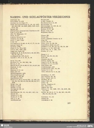 Namen- und Schlagwörter-Verzeichnis