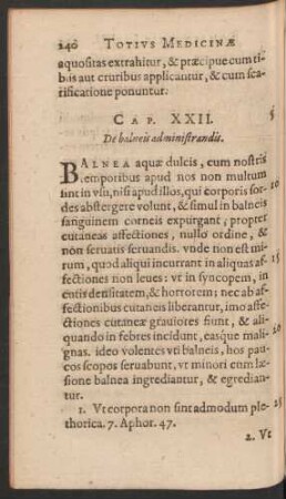 Cap. XXIII. De balneis administrandis.