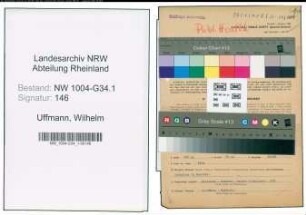 Entnazifizierung Wilhelm Uffmann , geb. 15.03.1896 (Arzt)
