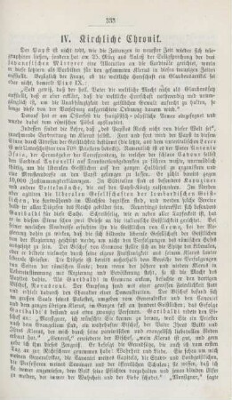 333-340 Kirchliche Chronik