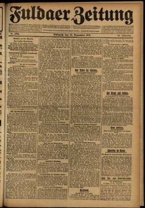 Ausgabe vom Mittwoch, den 19. Dezember 1917.