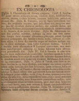 Ex chronologia.