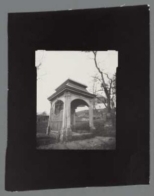 Offene Begräbniskapelle auf dem Alten Friedhof in Görlitz