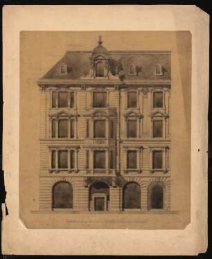 Wohn- und Geschäftshaus der Parochialgemeinde in der Klosterstraße, Berlin-Mitte: Teilanasicht von der Klosterstraße