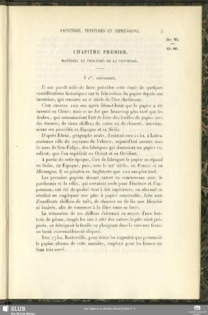 Chapitre Premier. Matériel Et Procédés De La Papeterie