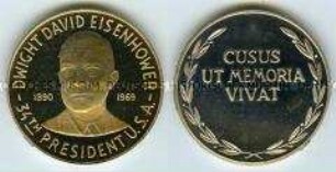Medaille auf Dwight David Eisenhower