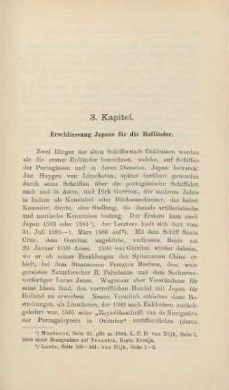 3. Kapitel. Erschliessung Japans für die Holländer