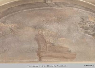 Flora und Hymenaios, Quadraturmalerei