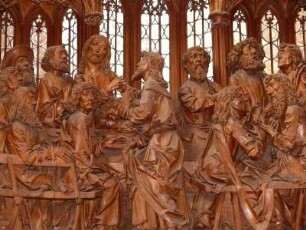 Heiligblutaltar in der Stadtkirche St. Jakob, von Tilmann Riemenschneider
