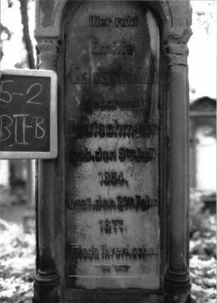 Grabstein B II B/5/2 (Detailaufnahme)