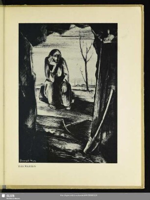 Das Warten : Illustration zu "Germinal" von Emile Zola