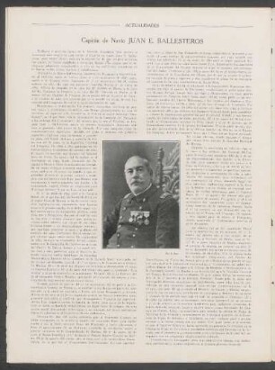 Capitán de Navío Juan E. Ballesteros