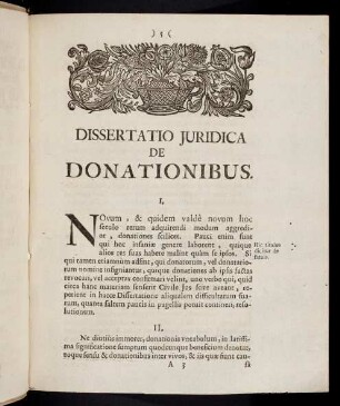5-16, De Donationibus