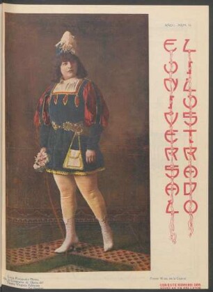 [Fotografía de] Lucía Fernández Flores : De la compañía de ópera del teatro Virginia Fábregas